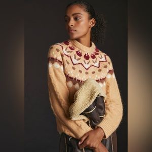 Anthropologie scotch & soda Fairisle Crew neck sweater